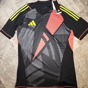 Adidas Men's L Tiro 24 Pro Goalkeeper Shirts Soccer Black GK Football Jersey